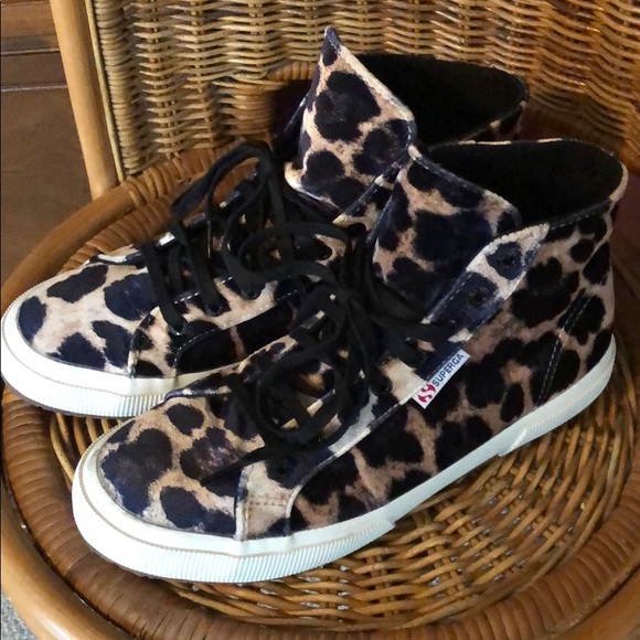 superga leopard high tops